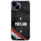 NBA Portland Trail Blazers Jersey iPhone 14 Clear Case